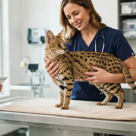 Savannah Cat Health and Wellness