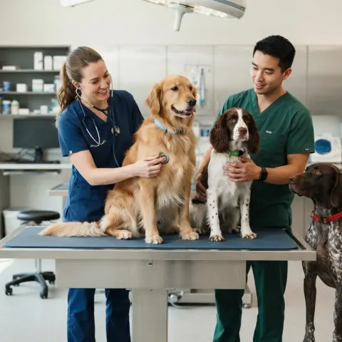 Retriever Spaniel and Pointer Vet Prep
