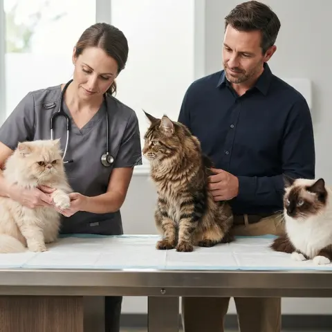 Persian Maine Coon and Ragdoll Vet Prep