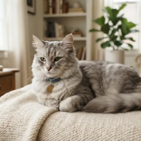 Senior Longhair Cat Comfort Checklist