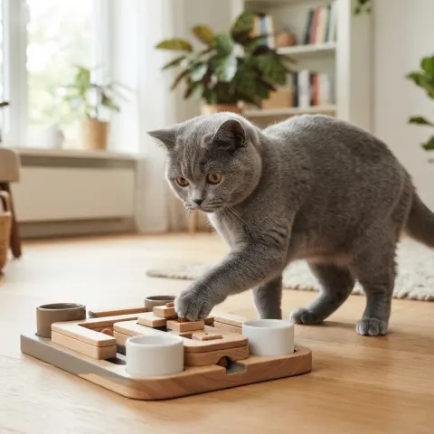 Active Shorthair Cat Enrichment Plan