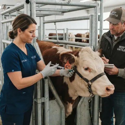 Cattle Vaccine and Parasite Questions