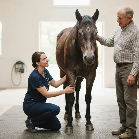 Senior Horse Comfort and Vet Prep