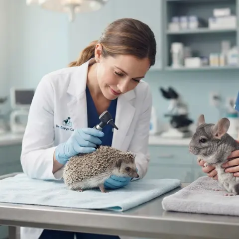 Chinchilla and Hedgehog Vet Prep