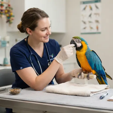 Companion Bird Behavior Vet Questions