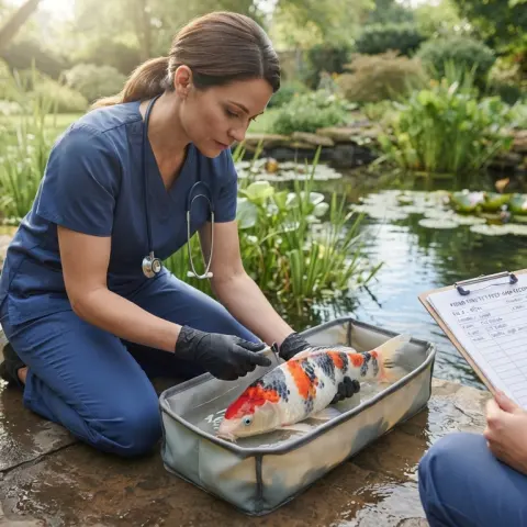 Pond Fish Vet Prep and Records