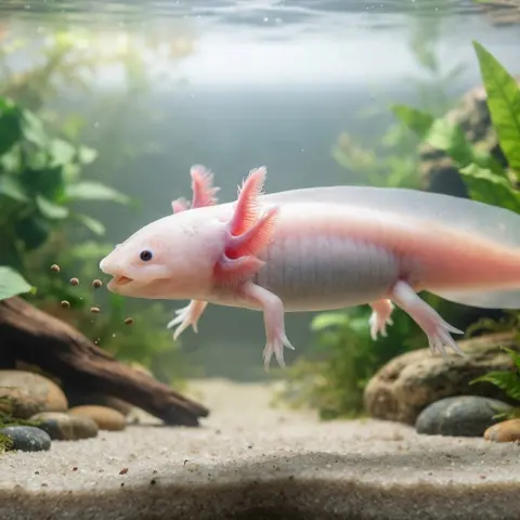Axolotl Water Quality and Feeding Plan