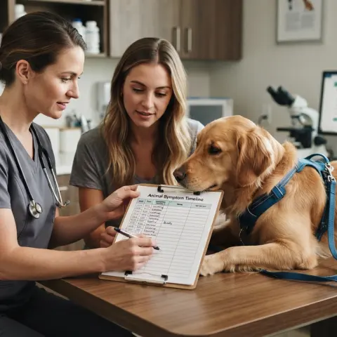 Symptom Timeline Template for Animal Visits
